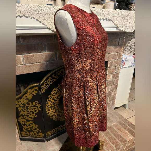 NWT NANETTE LEPORE Firefly 100% Silk Cocktail Mini Dress Sleeveless Pockets 6 - Picture 4 of 15